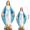 Statue de la Vierge Miraculeuse en couleur, en résine ou fibre de verre, pour intérieur et extérieur – Plusieurs tailles..