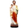 Statue Saint Joseph en résine ou fibre de verre, en couleur, pour intérieur/extérieur. Plusieurs tailles...
