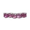Bracelets extensibles avec des strass de couleur bleu ou rose Ø 2.5 mm, et une croix.