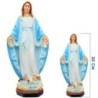 Statue de la Vierge Miraculeuse en couleur, en résine ou fibre de verre, pour intérieur et extérieur – Plusieurs tailles..