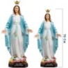 Statue de la Vierge Miraculeuse en couleur, en résine ou fibre de verre, pour intérieur et extérieur – Plusieurs tailles..