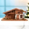 Lot de 2 cabanes en bois - H. 13 cm..