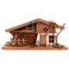 Lot de 2 cabanes en bois - H. 13 cm..