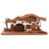 Lot de 2 cabanes en bois - H. 13 cm..