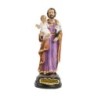 Statue de saint Joseph en résine peinte à la main. Plusieurs tailles.