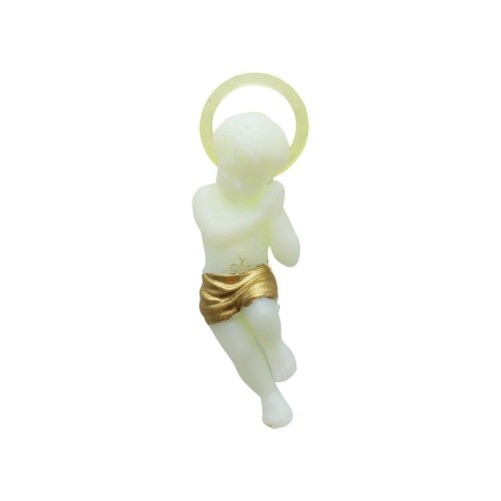 Enfant Jésus fluorescent pour crèche, plusieurs tailles..