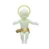 Enfant Jésus bras ouverts, fluorescent pour crèche, plusieurs tailles..