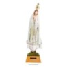 Statue resine de Notre-Dame de Fatima manteau a paillettes, Plusieurs tailles..
