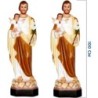 Statue Saint Joseph en résine ou fibre de verre, en couleur, pour intérieur/extérieur. Plusieurs tailles...