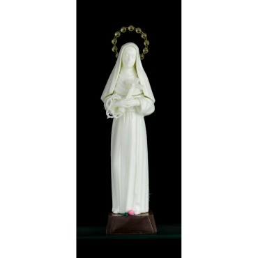 Statue fluorescente assemblée de sainte Rita, Plusieurs tailles..
