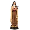 Statue en résine peinte à la main de Sainte Thérèse de l'enfant Jésus- Plusieurs tailles-