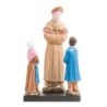 Statue en resine peinte a la main de Notre Dame de la Salette en conversation H. 12 cm.